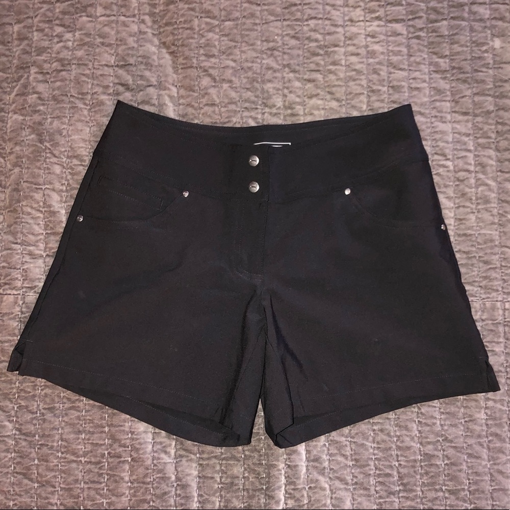 Puma black golf shorts
